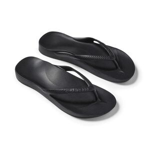 Archies Black Arch Support Flip Flops / Sandals Size Mens 10 / Womens 11
